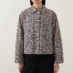 Best BARBOUR INTERNATIONAL Harley Leopard Overshirt