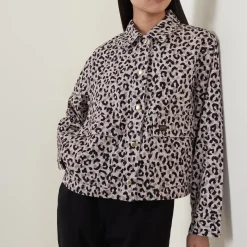 Best BARBOUR INTERNATIONAL Harley Leopard Overshirt