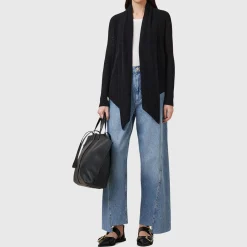 New ALLSAINTS Harper Draped Open-Front Cardigan