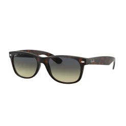 Havana New Wayfarer Green Lens Sunglasses Brown