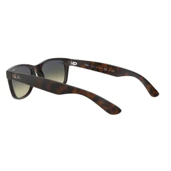 Havana New Wayfarer Green Lens Sunglasses Brown