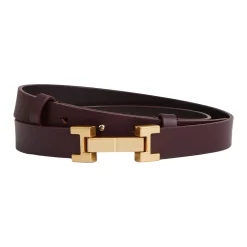 New REISS Hayley Leather Square Hinge Belt