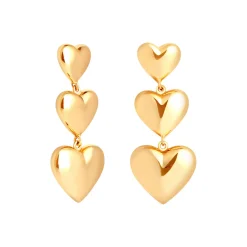 Best ASTRID & MIYU Heart Drop Stud Earrings