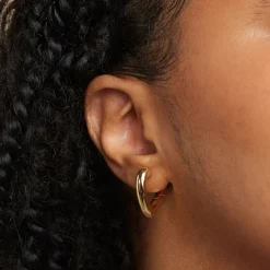 Sale ASTRID & MIYU Heart Open Hoop Earrings