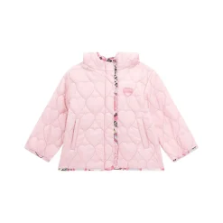 Outlet GUESS Heart Padded Hooded Jacket