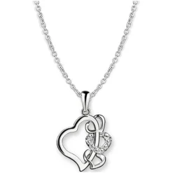 New NEWBRIDGE SILVERWARE Heart Pendant Necklace