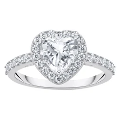 New THOMAS SABO Heart-Shaped Zirconia Halo Ring
