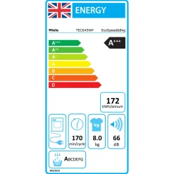 Heat Pump Tumble Dryer 8kg White