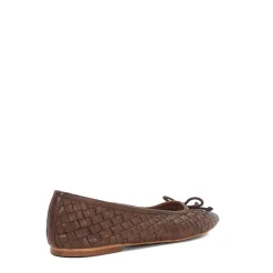 Heat Woven Bow Ballet Flats