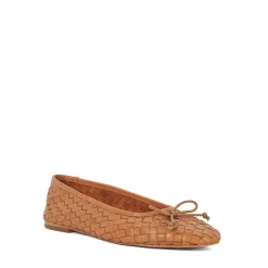 Fashion DUNE LONDON Heat Woven Bow Ballet Flats