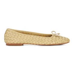 Heat Woven Bow Ballet Flats
