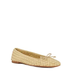 Heat Woven Bow Ballet Flats