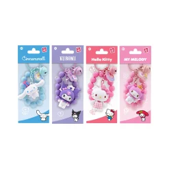 Hot HELLO KITTY & Friends Keyring & Bracelet Celebration