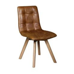 Clearance CASEYS FURNITURE Henderson Leather Chair Brown