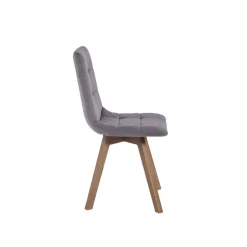 Fashion CASEYS FURNITURE Henderson Velvet Chair Steel