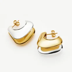 Best MISSOMA Hera Dome Double Ridge Medium Hoop Earrings