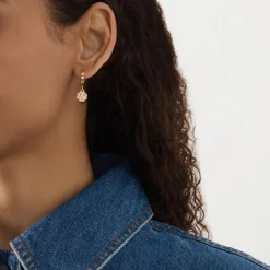 Online KATE SPADE NEW YORK Heritage Bloom Huggie Drop Earrings