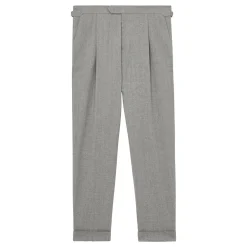 New REISS Herringbone Side Adjuster Trousers