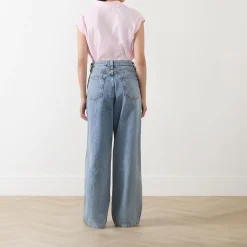 Sale ESSENTIEL ANTWERP Higg Rhinestone Wide Leg Jeans
