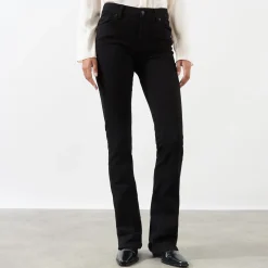 High-Rise Bootcut Jeans