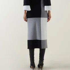 Sale JOSEPH RIBKOFF High-Rise Colour-Block Pencil Skirt