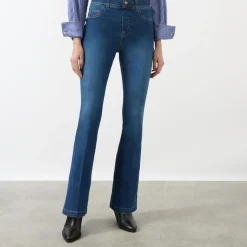 High-Rise Flared Jeans