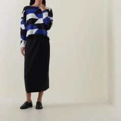 High-Rise Pencil Skirt