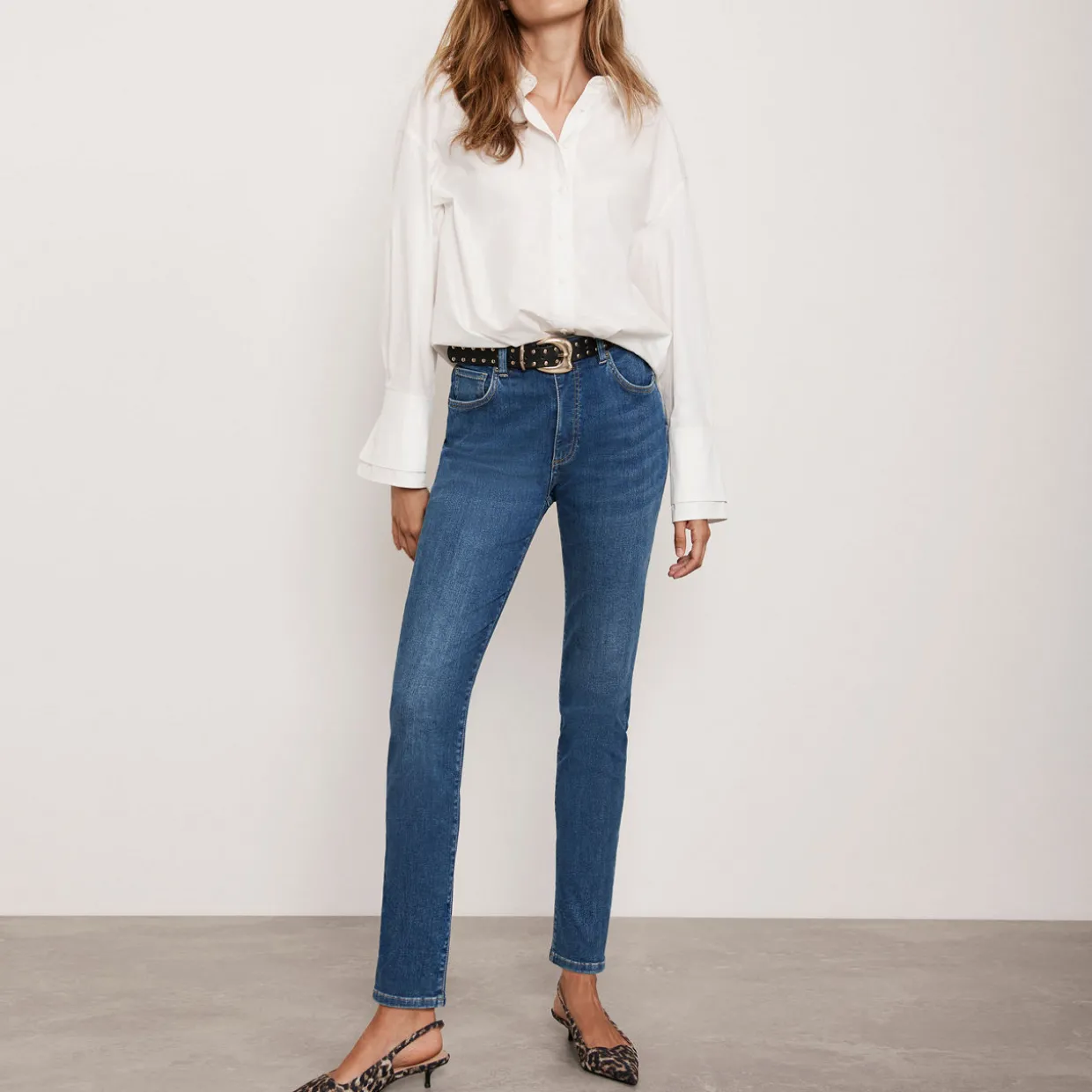High-Rise Skinny Jeans