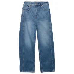 High-Rise Tapered Barrel Jeans