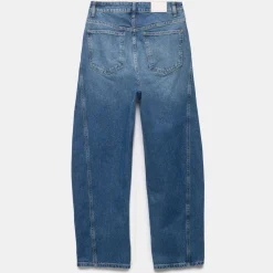 High-Rise Tapered Barrel Jeans