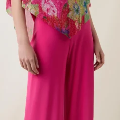 Online JOSEPH RIBKOFF High-Waisted Knitted Wide-Leg Trousers