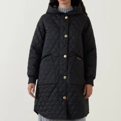 Hilary Quilted Long Jacket