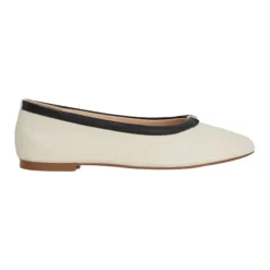 Hot DUNE LONDON Honestly Monogrammed Logo Trim Ballet Flats