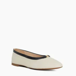 Hot DUNE LONDON Honestly Monogrammed Logo Trim Ballet Flats