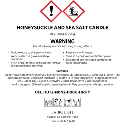 Honeysuckle & Sea Salt Candle