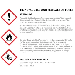 Honeysuckle & Sea Salt Diffuser