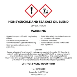 Best LA BOUGIE Honeysuckle & Sea Salt Oil Blend