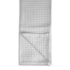 New ALLURE Hotel Collection Sedona Waffle Throw White