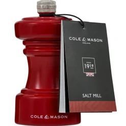 Discount COLE & MASON Hoxton Salt Mill Red Gloss 10.4cm