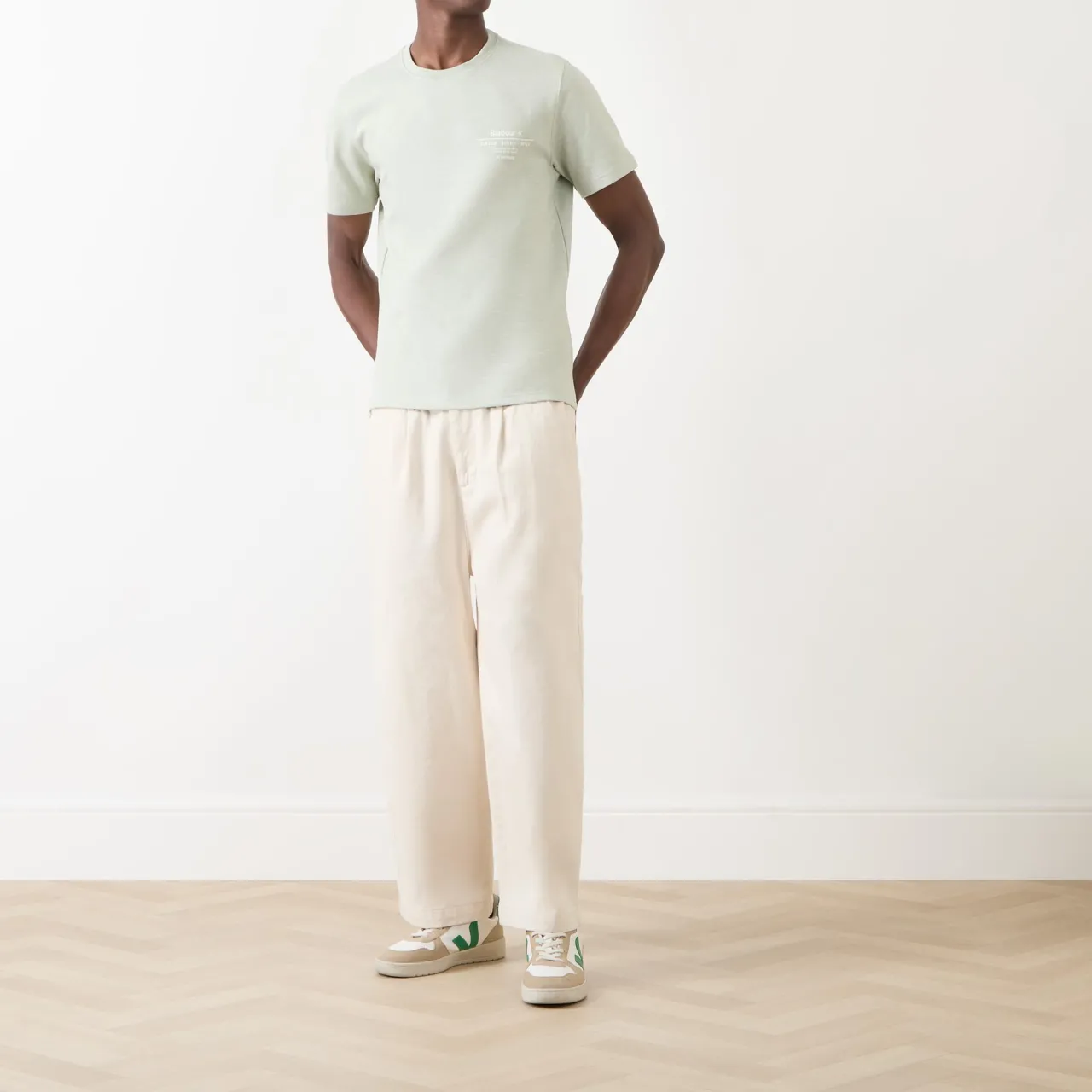 Discount BARBOUR Huckley Logo T-Shirt