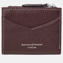 Clearance ASPINAL OF LONDON Hudson Multi-Use Pebbled Leather Cardholder