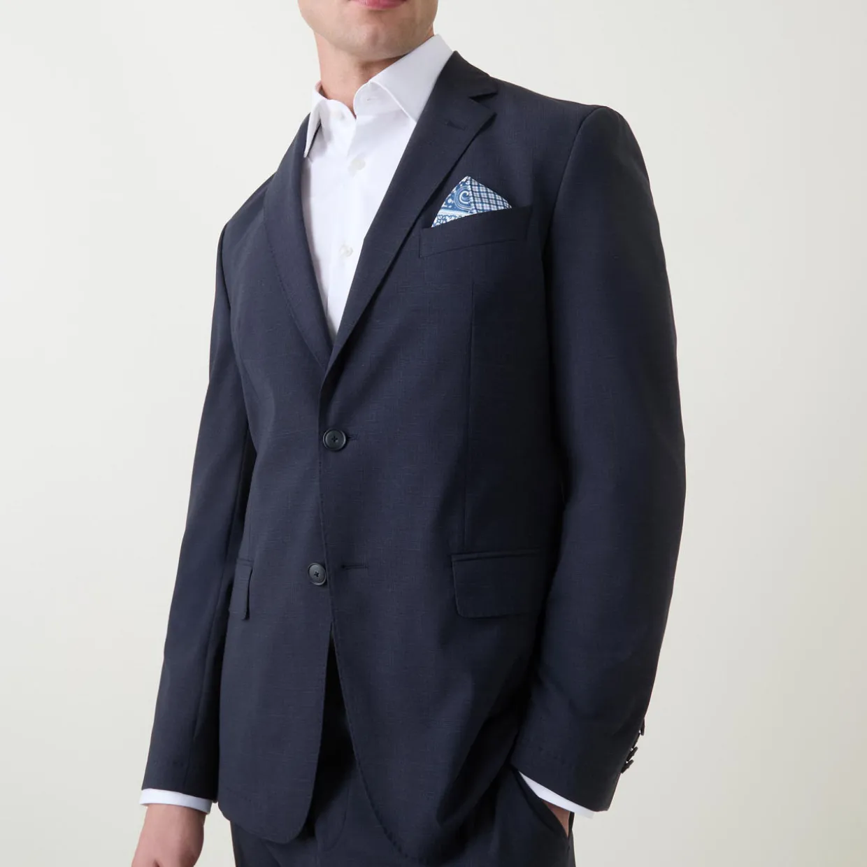 Huge Micro Pattern Two-Piece Suit