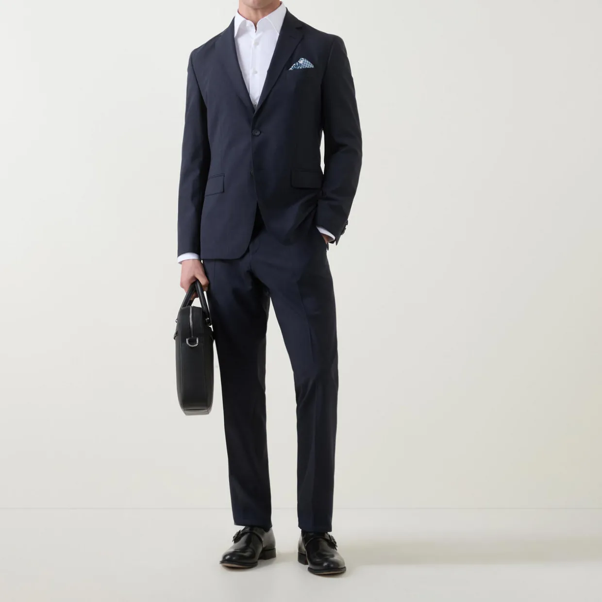 Huge Micro Pattern Two-Piece Suit