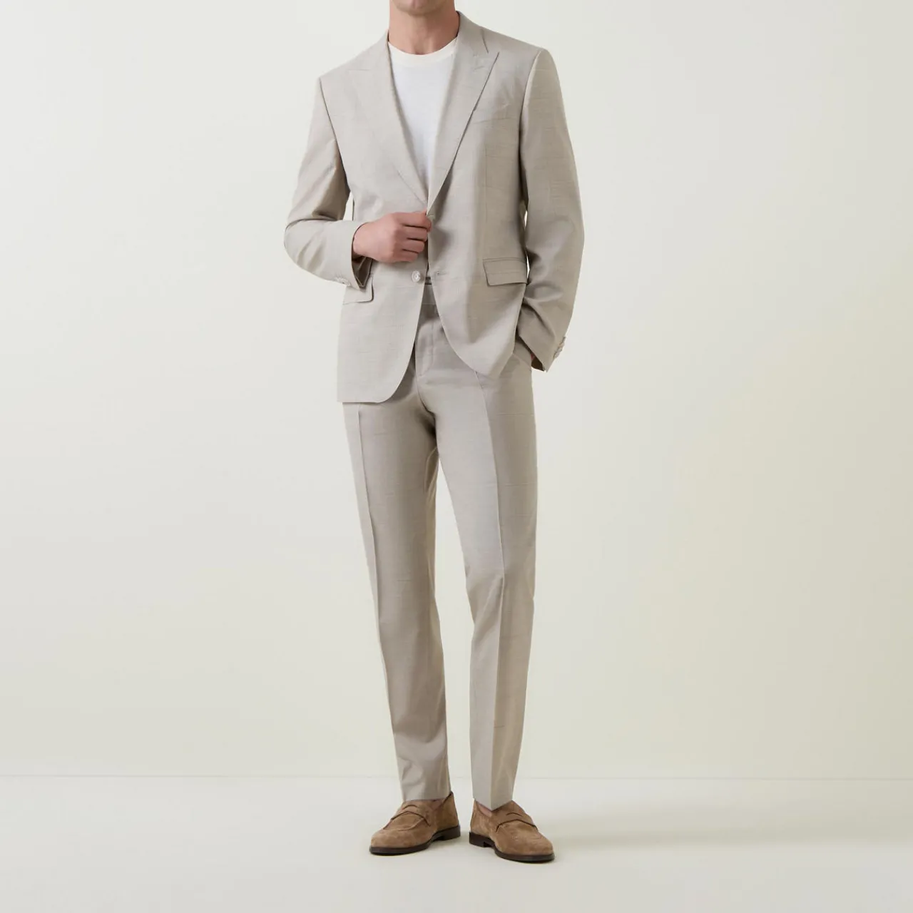 New BOSS Huge Tonal Check Two-Piece Suit
