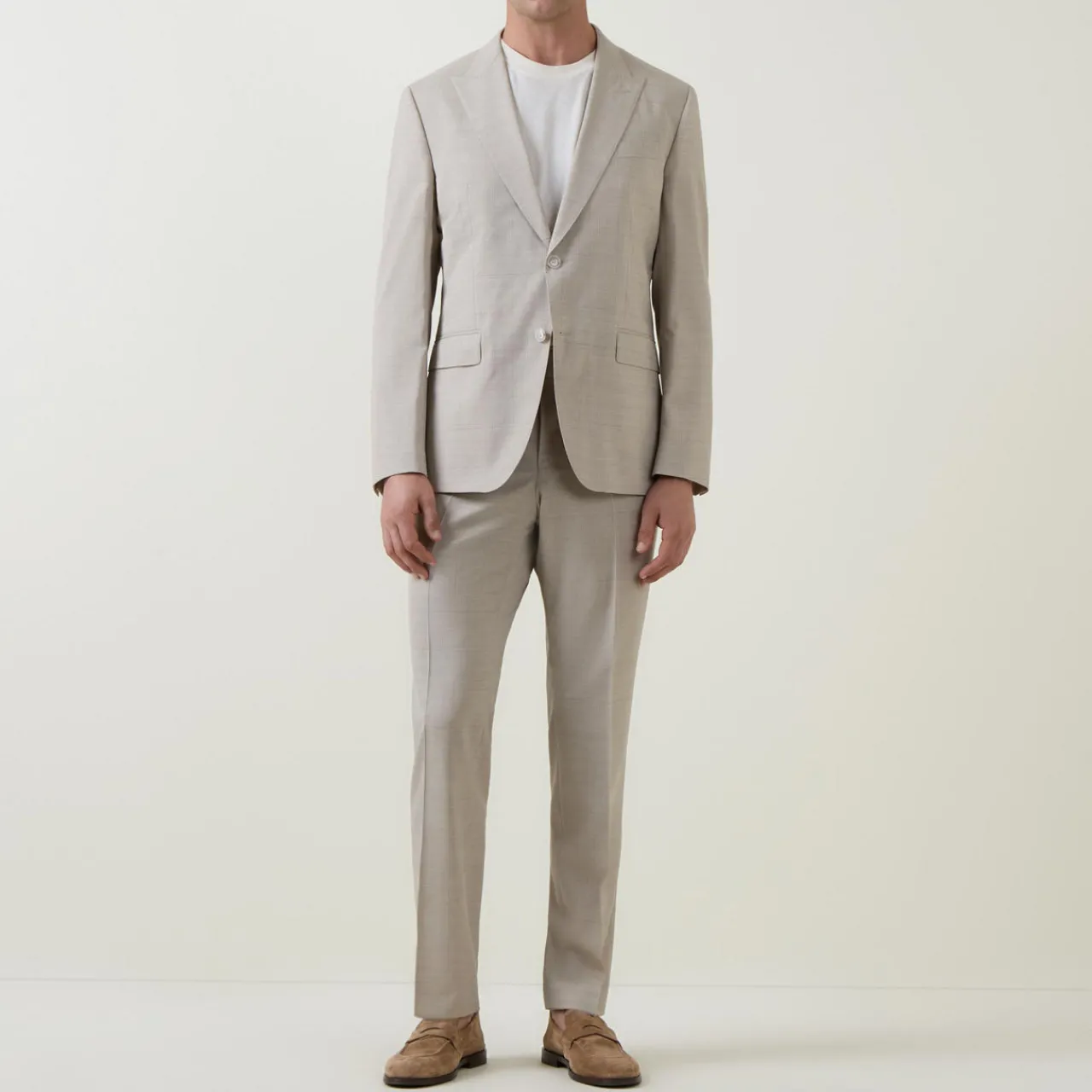 New BOSS Huge Tonal Check Two-Piece Suit
