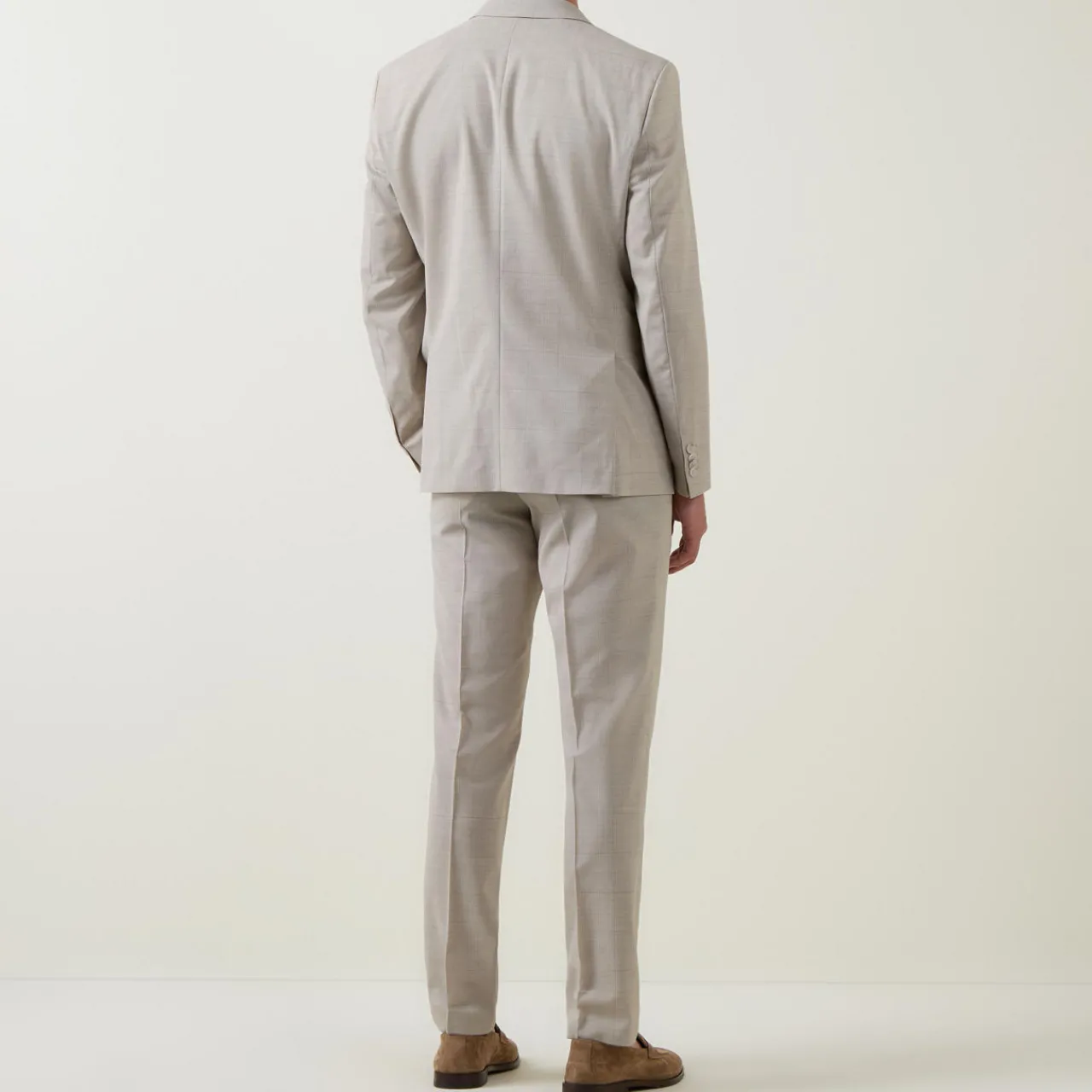 New BOSS Huge Tonal Check Two-Piece Suit