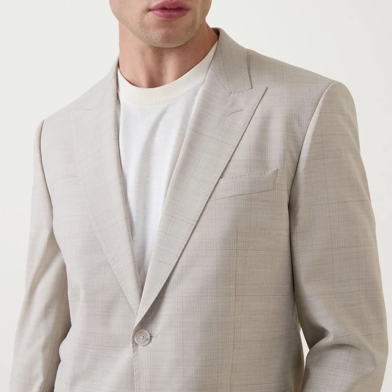 New BOSS Huge Tonal Check Two-Piece Suit