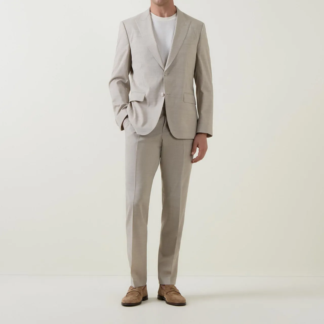 New BOSS Huge Tonal Check Two-Piece Suit