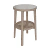 Hugo Rattan Lamp Table