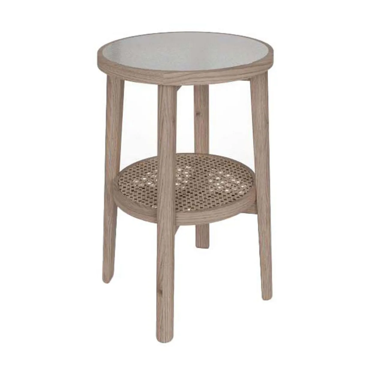 Hugo Rattan Lamp Table